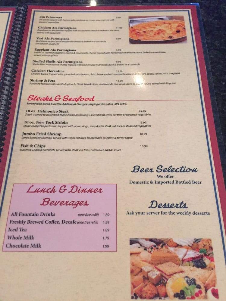 Michael's Diner and Restaurant - Charlottesville, VA menu_pic