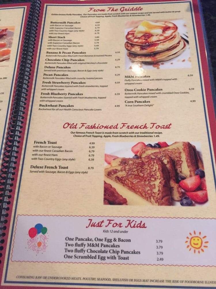 Michael's Diner and Restaurant - Charlottesville, VA menu_pic