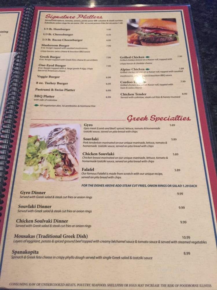 Michael's Diner and Restaurant - Charlottesville, VA menu_pic