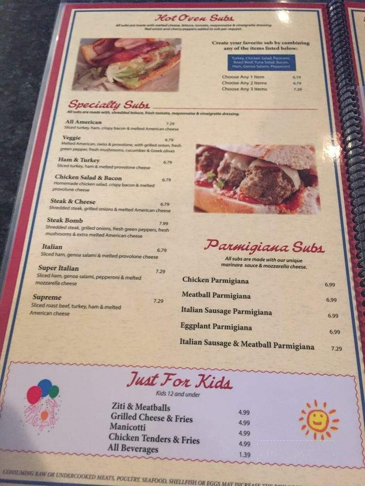 Michael's Diner and Restaurant - Charlottesville, VA menu_pic