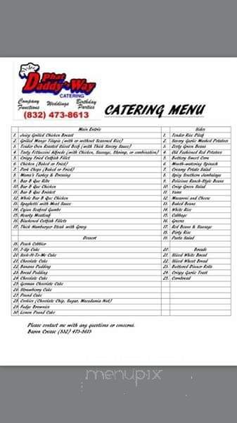 /28053967/Phat-Daddys-Menu-Houston-TX - Houston, TX