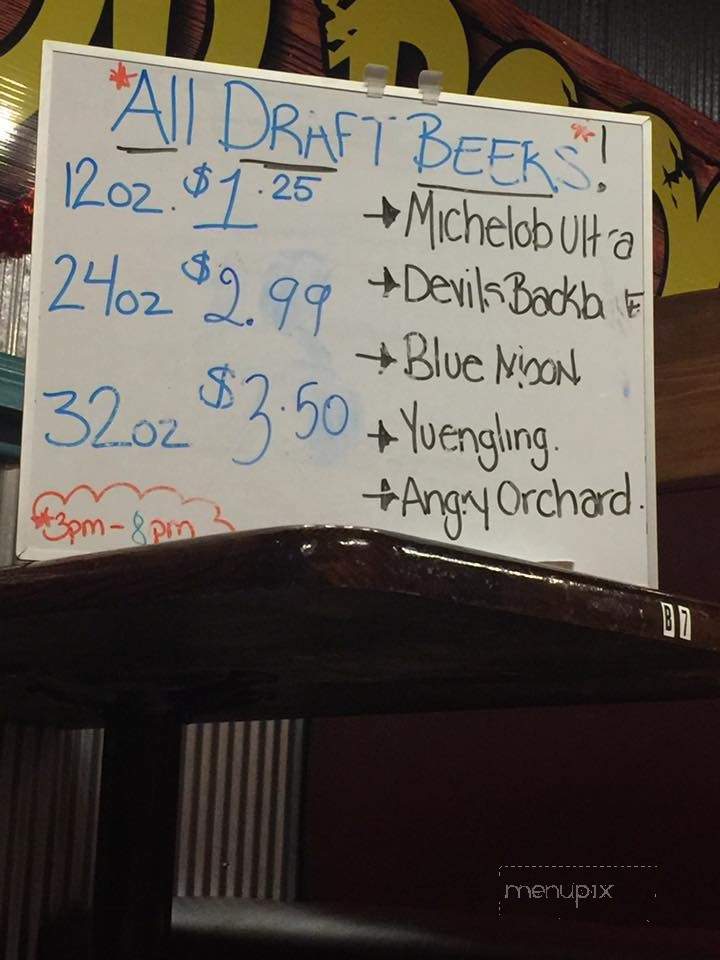 Wood Booger Grill - Norton, VA menu_pic