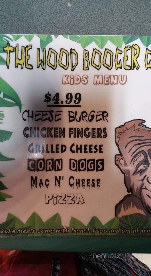 Wood Booger Grill - Norton, VA menu_pic