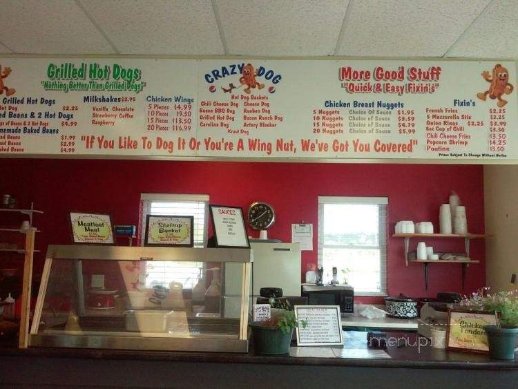 Crazy Dog - Lincoln, ME menu_pic