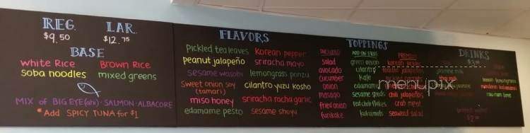 Pokestuf - Alhambra, CA menu_pic