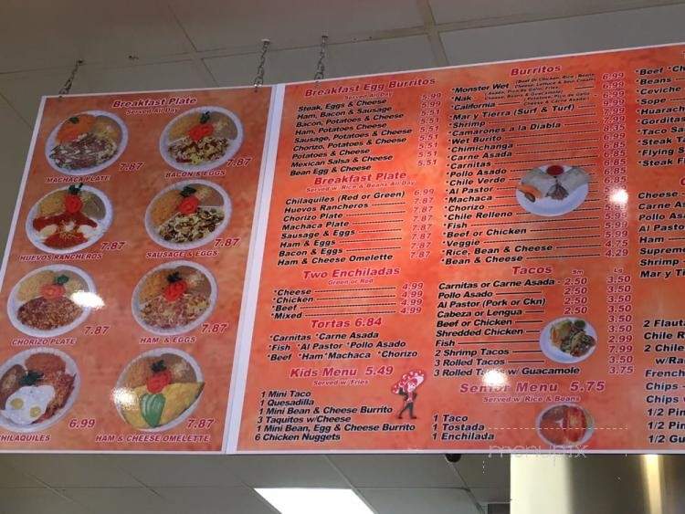Jilberto's Taco Shop - Escondido, CA menu_pic