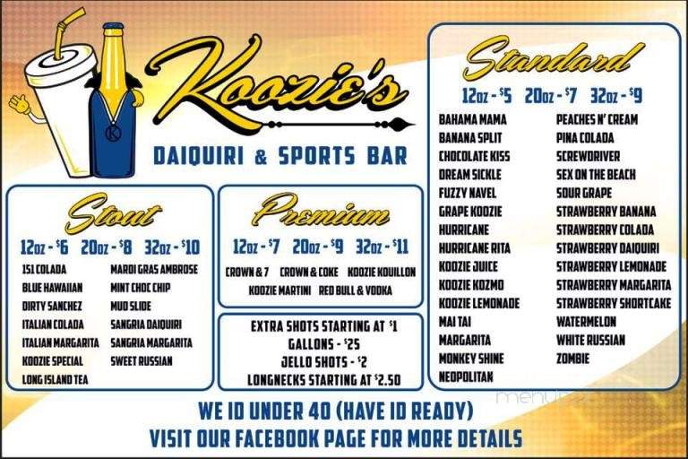 /28062877/Koozies-Drive-Thru-Daiquiri-and-Sports-Bar-Lake-Charles-LA - Lake Charles, LA