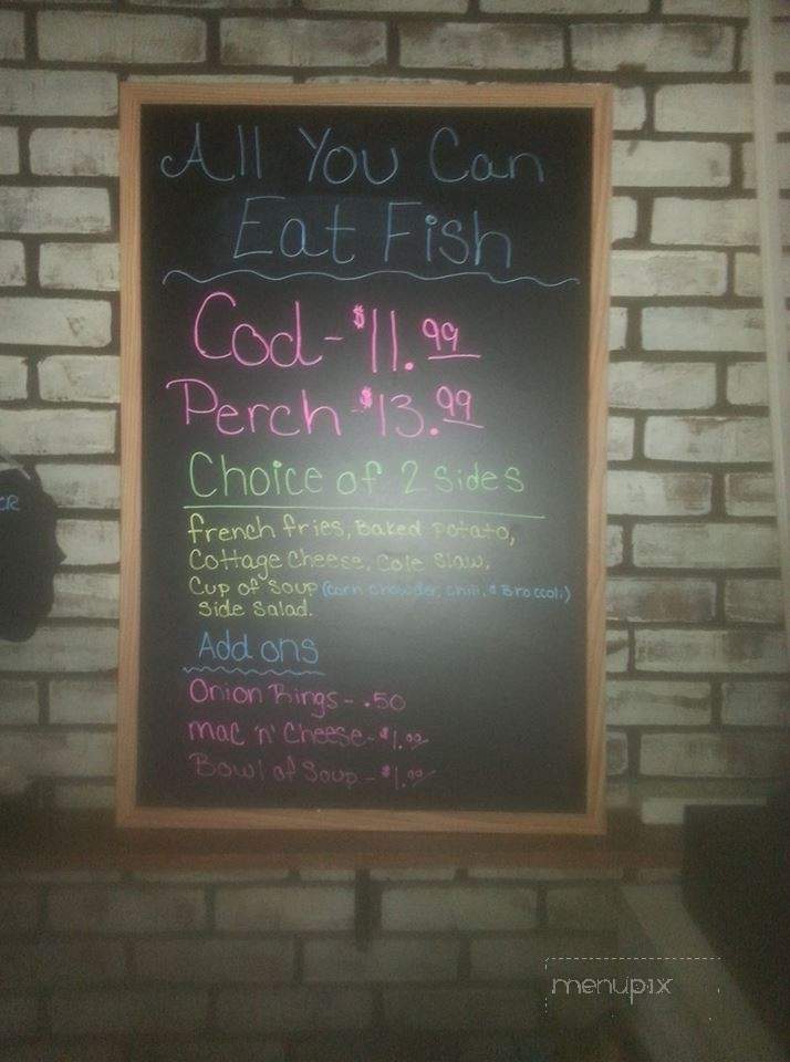 The Cove Bar & Grill - Addison, MI menu_pic