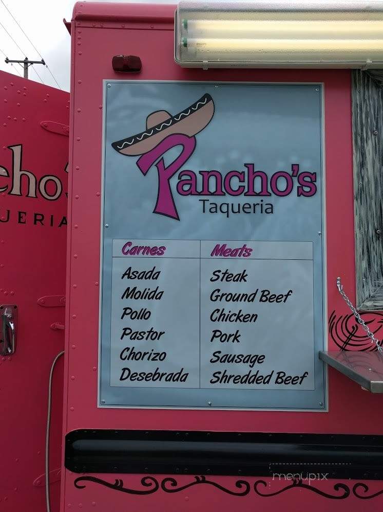 Pancho's Taqueria - Grand Ledge, MI menu_pic