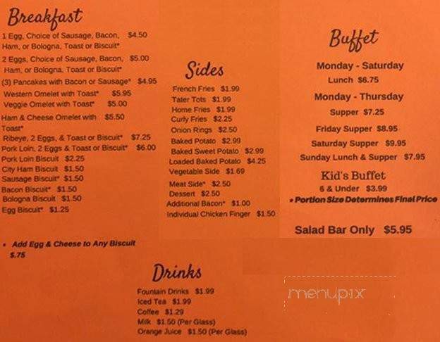 Bar-B-Que Shack - Fayetteville, TN menu_pic