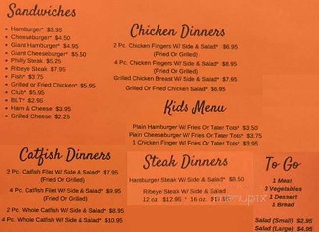 Bar-B-Que Shack - Fayetteville, TN menu_pic
