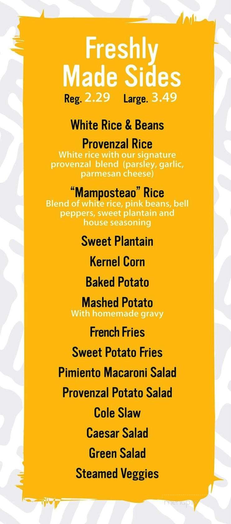 Carvera Argentinean Grill - Orlando, FL menu_pic