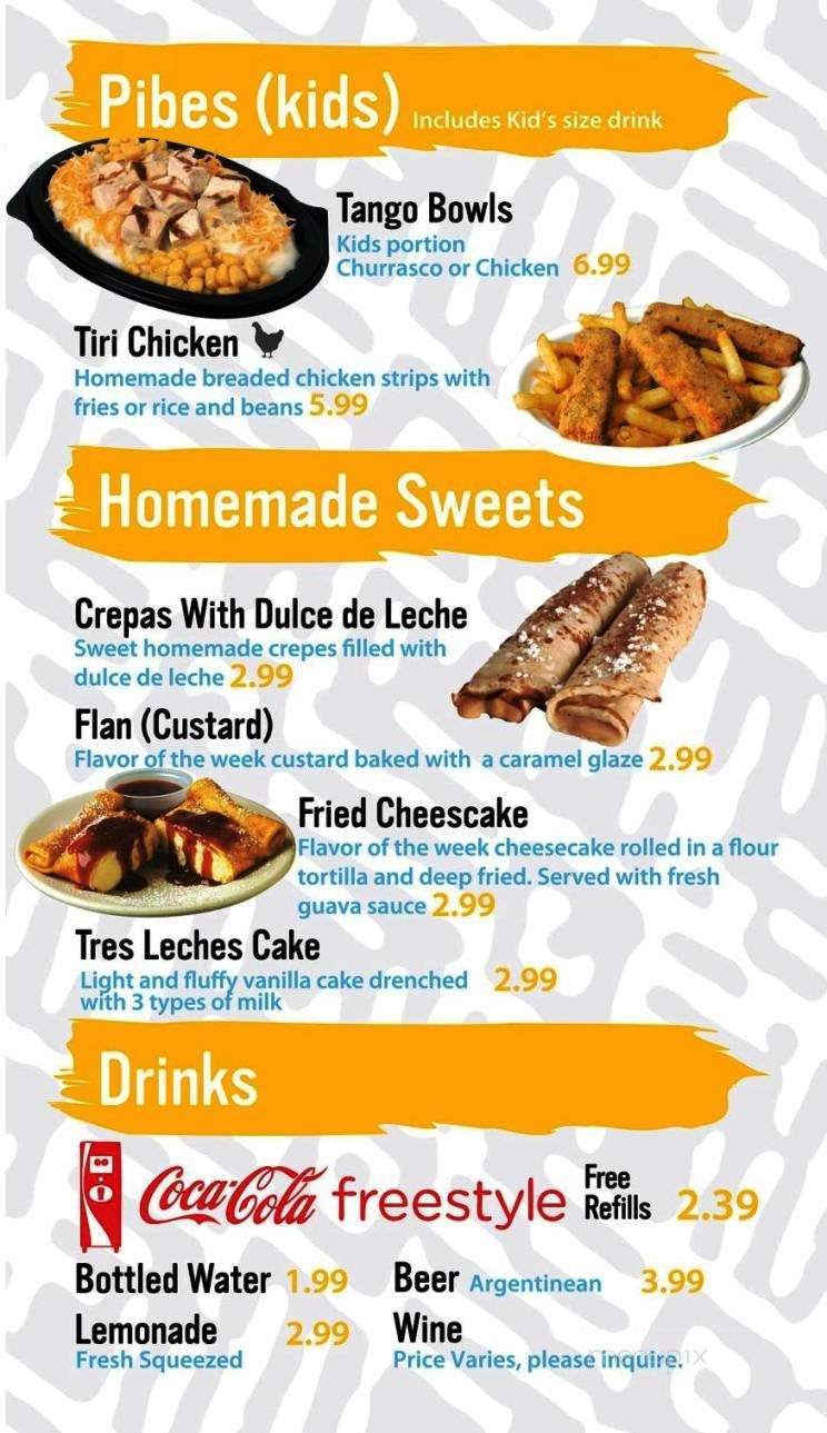 Carvera Argentinean Grill - Orlando, FL menu_pic