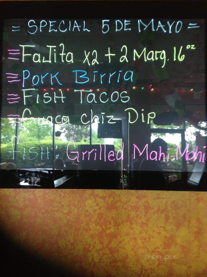 Garcia's Restaurante Mexicano - Franklin, TN menu_pic