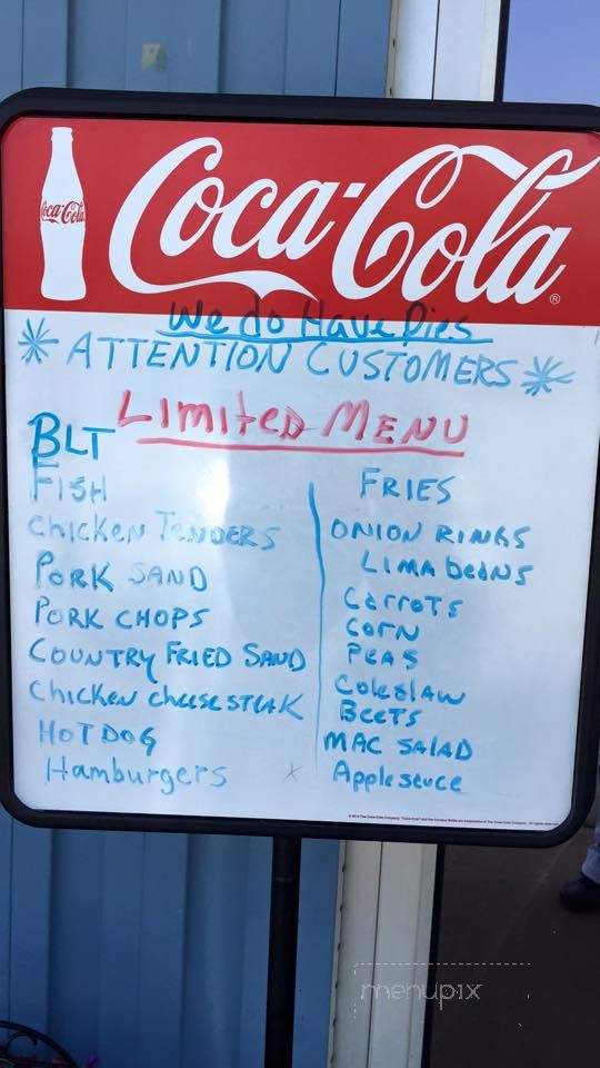 Cheryl's Country Diner - Parkersburg, WV menu_pic