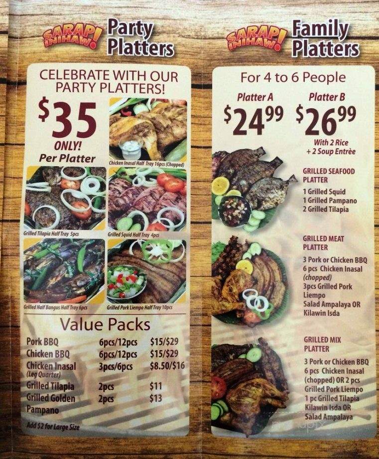 PhilHouse Sarap Ng Lutong Bahay - Long Beach, CA menu_pic