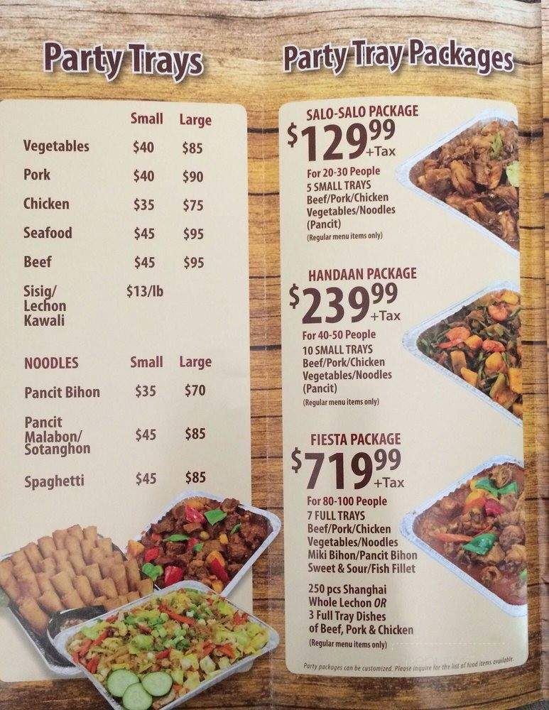 PhilHouse Sarap Ng Lutong Bahay - Long Beach, CA menu_pic
