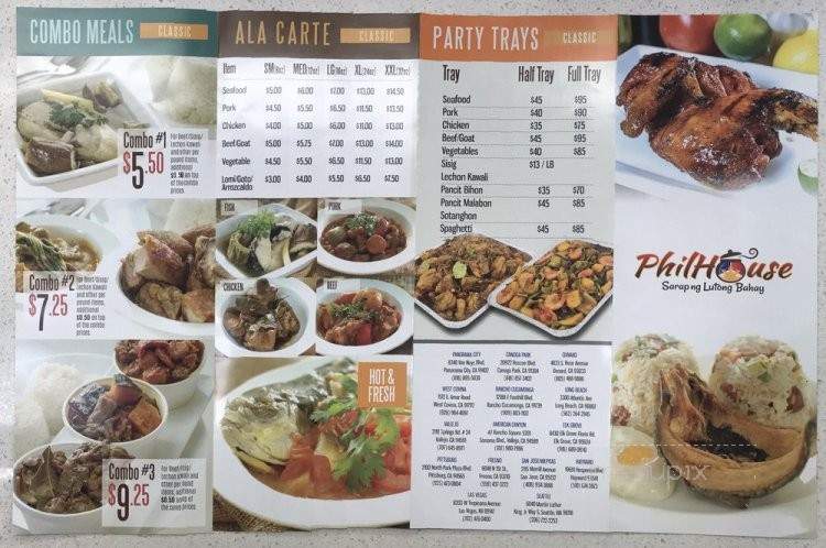 PhilHouse Sarap Ng Lutong Bahay - Long Beach, CA menu_pic