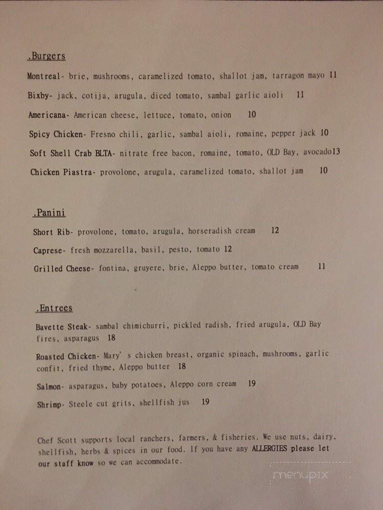 The 4262 - Long Beach, CA menu_pic