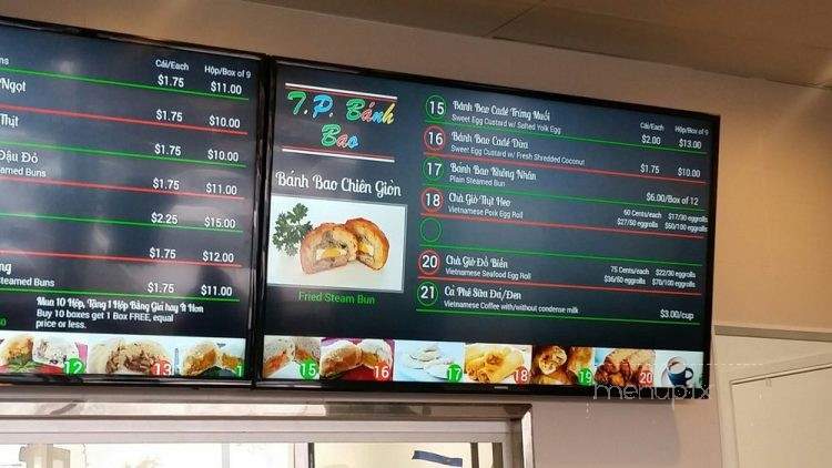 TP Banh Bao 3 - San Diego, CA menu_pic
