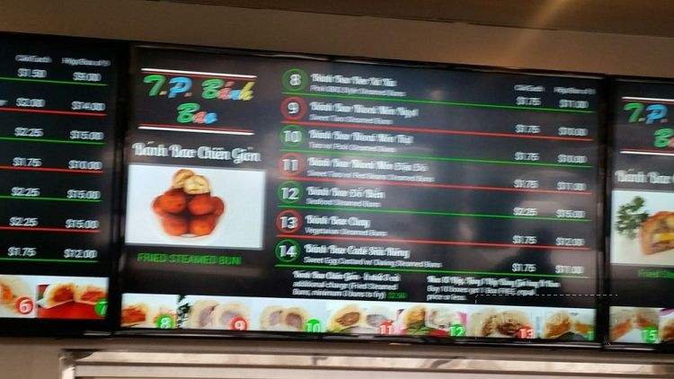 TP Banh Bao 3 - San Diego, CA menu_pic