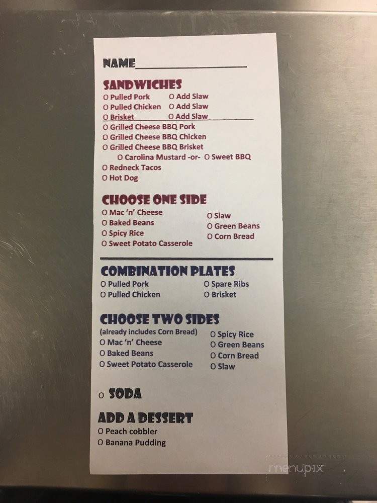 Charlotte-Rose's Carolina BBQ - Bluffdale, UT menu_pic