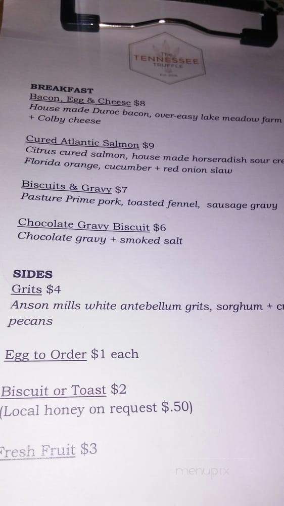 The Tennessee Truffle - Sanford, FL menu_pic