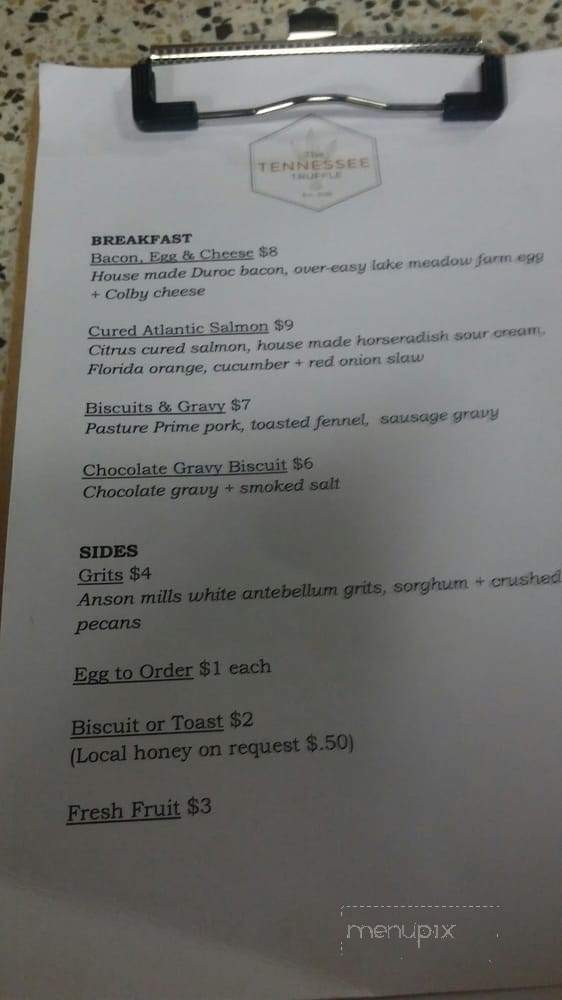 The Tennessee Truffle - Sanford, FL menu_pic