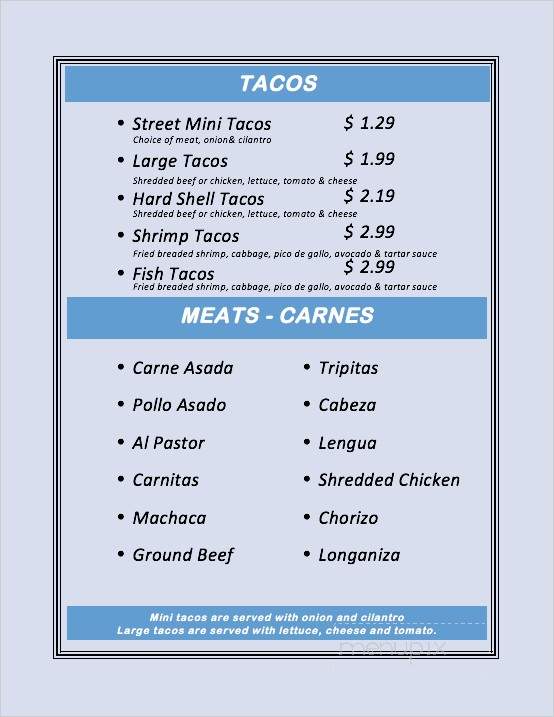 /28075988/Isabels-Mexican-Food-Menu-Glendale-AZ - Glendale, AZ