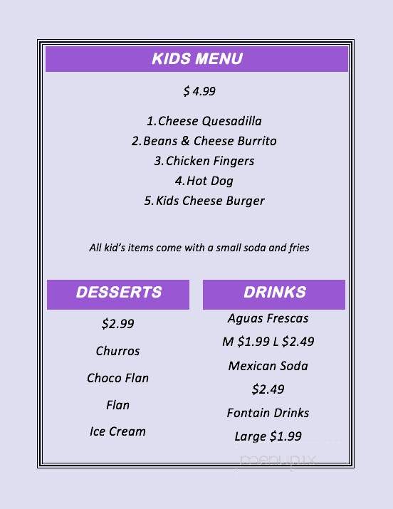 /28075988/Isabels-Mexican-Food-Menu-Glendale-AZ - Glendale, AZ