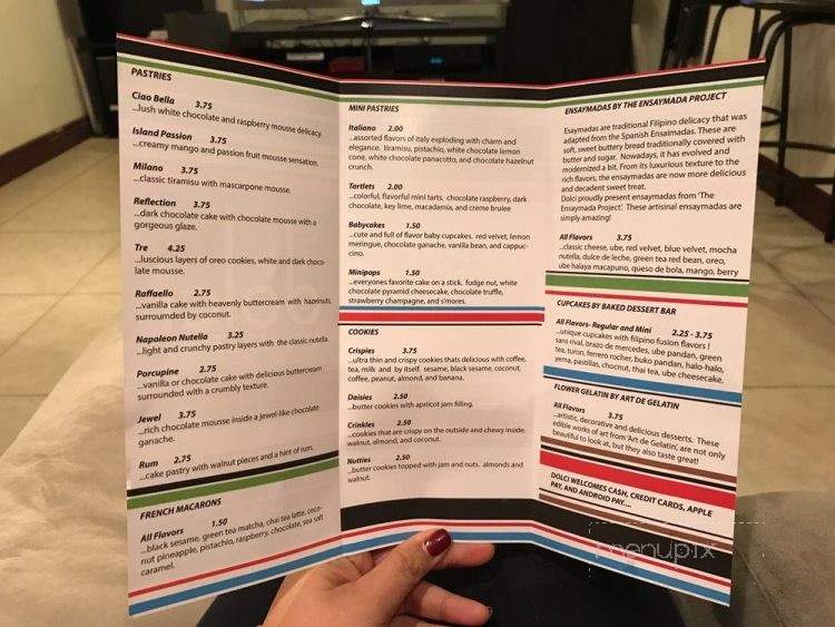 Dolci - Rosemead, CA menu_pic