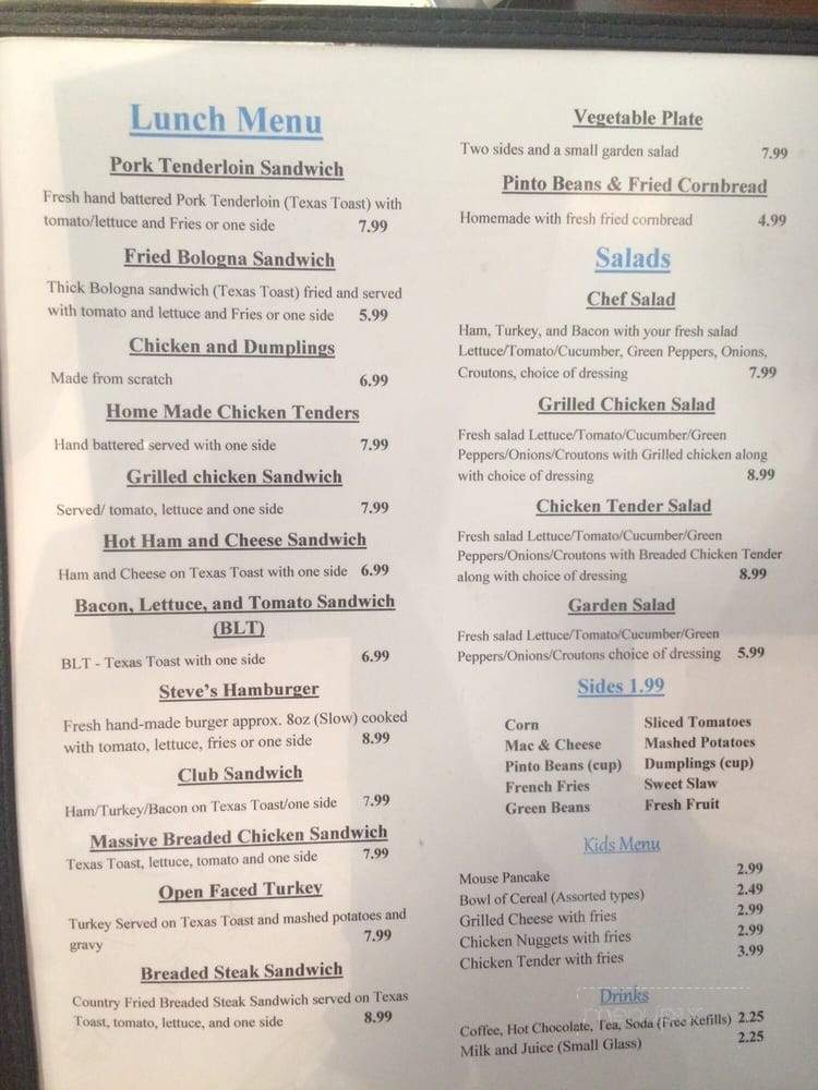 Rockledge Diner - Rockledge, FL menu_pic