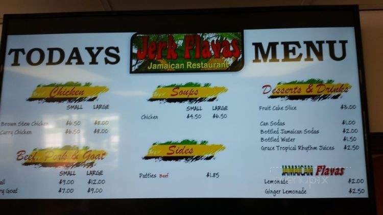 Jerk Flavas Restaurant - Cocoa, FL menu_pic