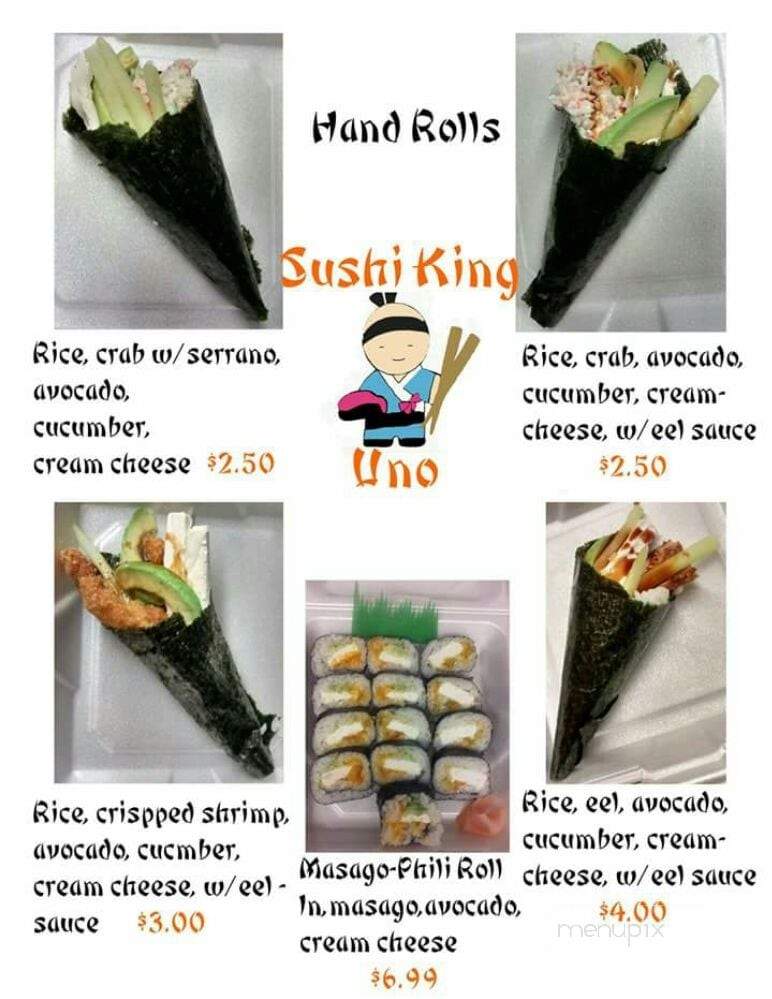 Sushi King - Safford, AZ menu_pic
