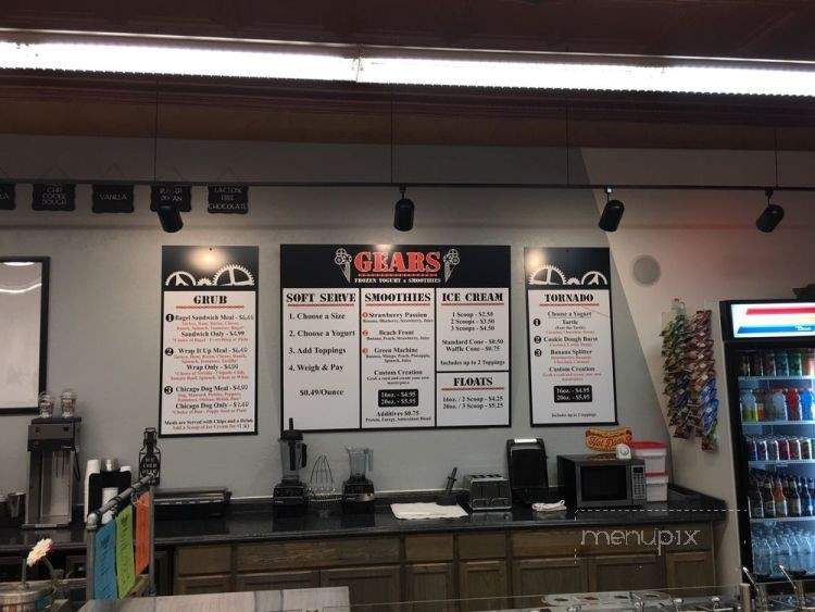 Gears Frozen Yogurt and Smoothies - Grand Junction, CO menu_pic