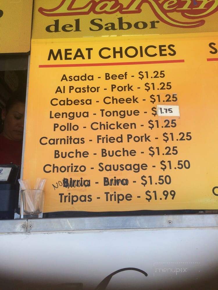 La Reina Del Sabor - Auburn, WA menu_pic