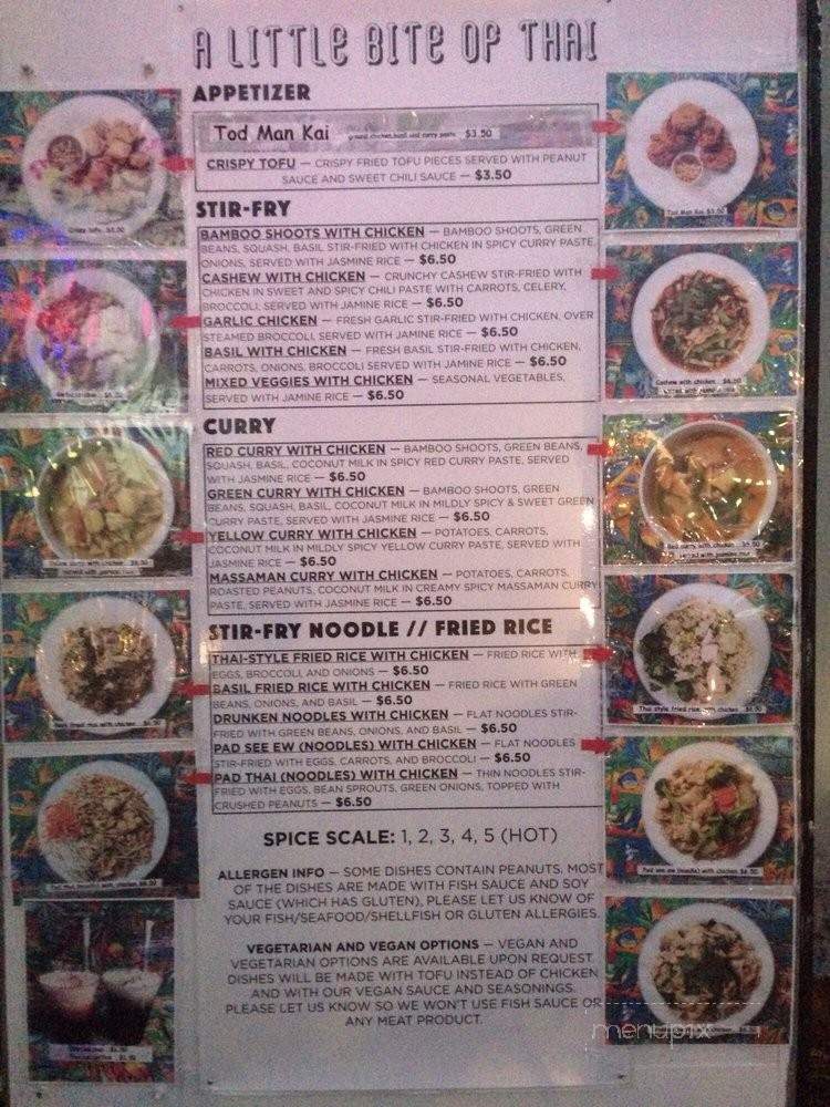 A Little Bite Of Thai - Portland, OR menu_pic