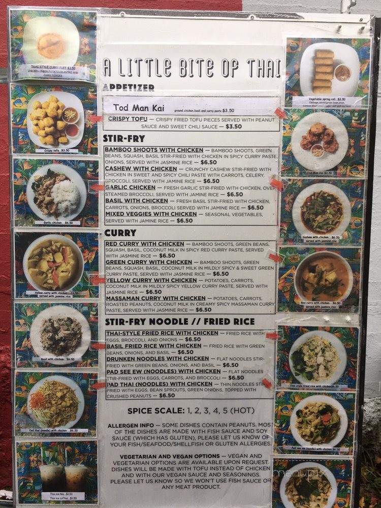 A Little Bite Of Thai - Portland, OR menu_pic