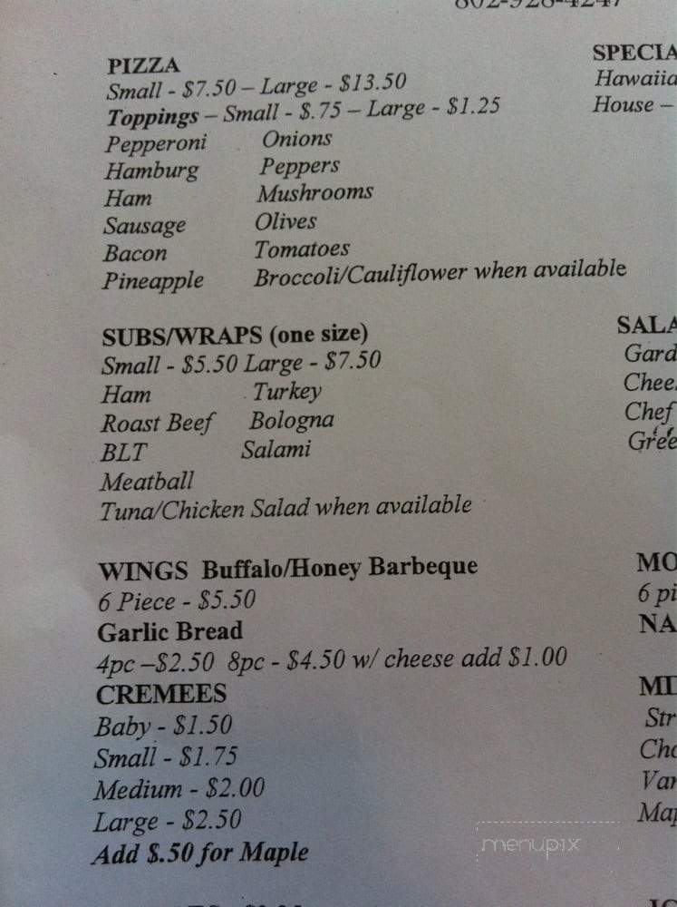 Island Delights - Isle La Motte, VT menu_pic