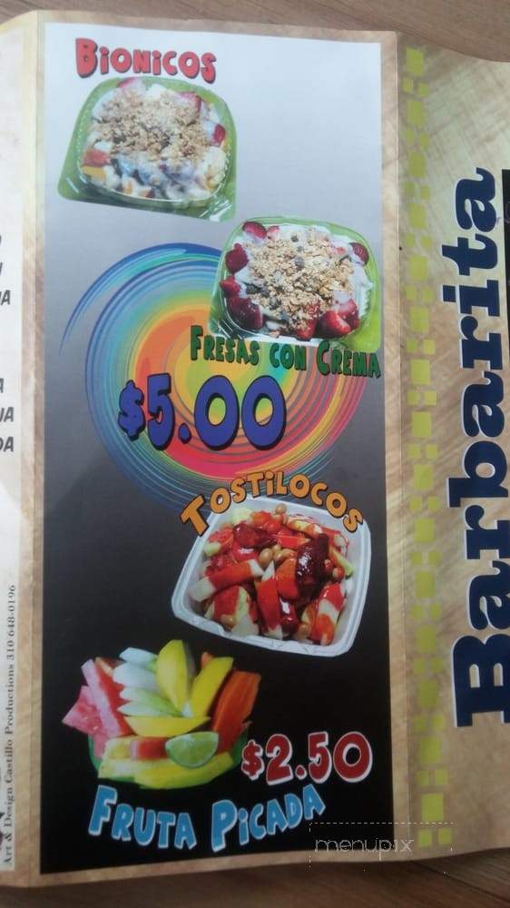 Barbarita Restaurant - Inglewood, CA menu_pic