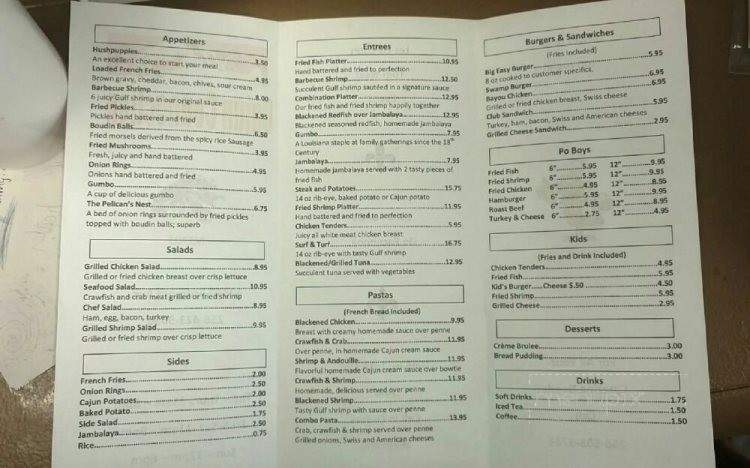 Cajun Connection - Ardmore, AL menu_pic