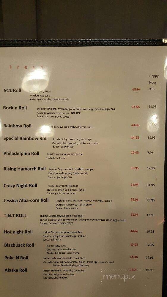 Takumi Sushi & Cafe - Pasadena, CA menu_pic