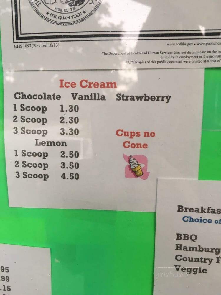 White Point Take Out - Atlantic, NC menu_pic