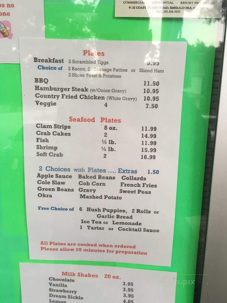 White Point Take Out - Atlantic, NC menu_pic