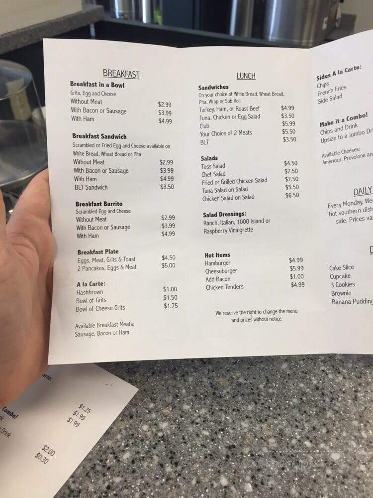 Simply Southern - Jacksonville, FL menu_pic