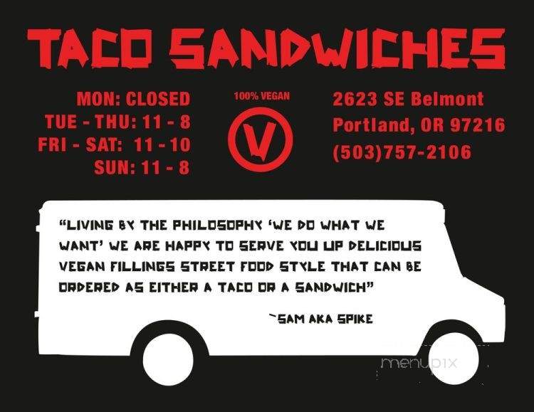 /28113748/Taco-Sandwiches-Portland-OR - Portland, OR
