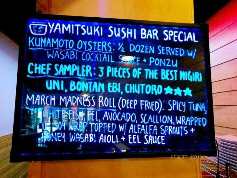 Yamitsuki Ramen - Philadelphia, PA menu_pic