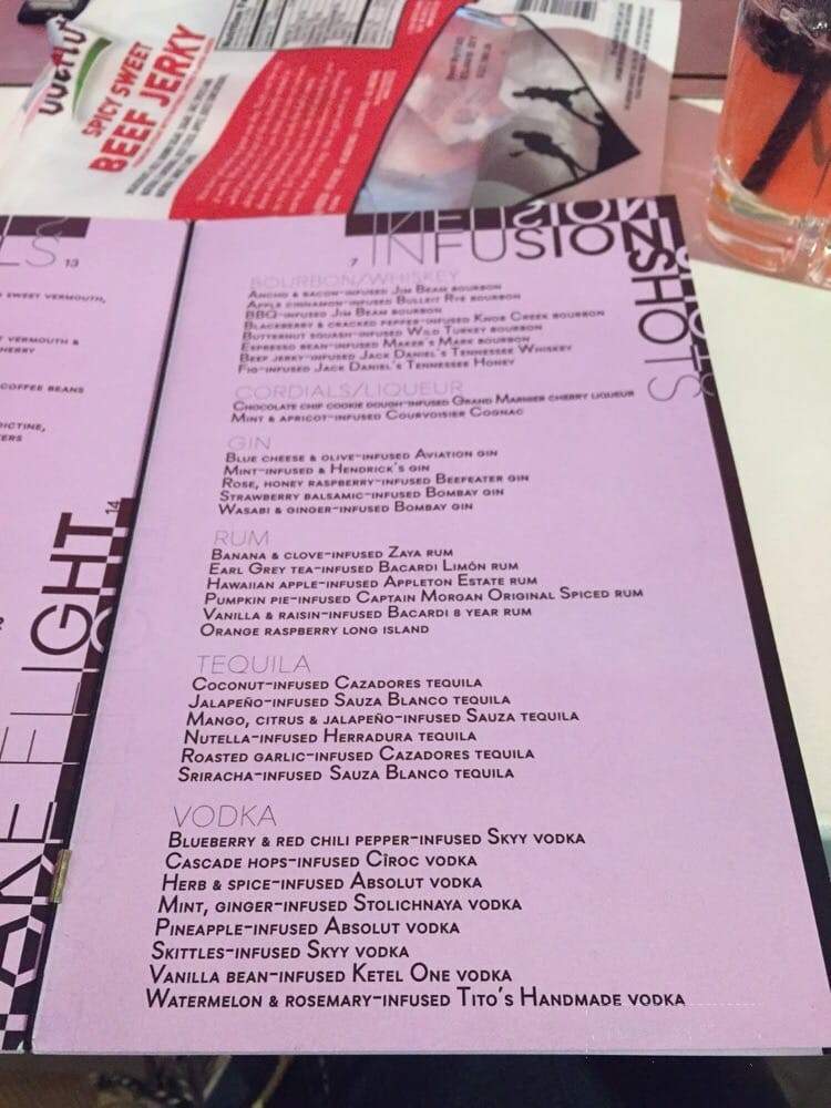 3535 Bar - Las Vegas, NV menu_pic