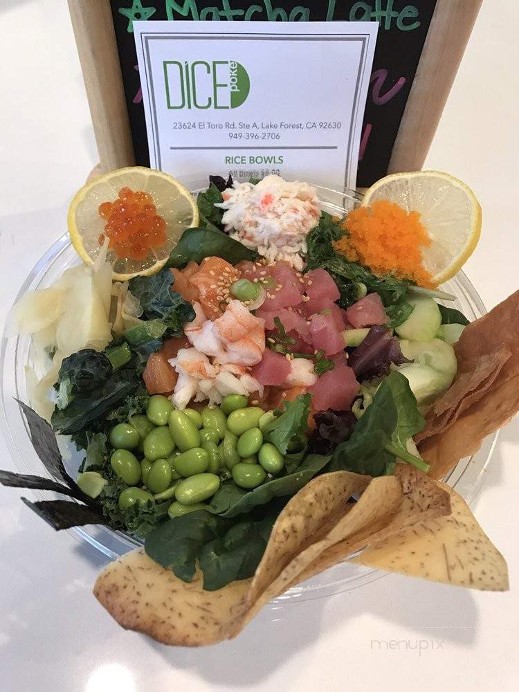 Dice Poke - Mission Viejo, CA menu_pic