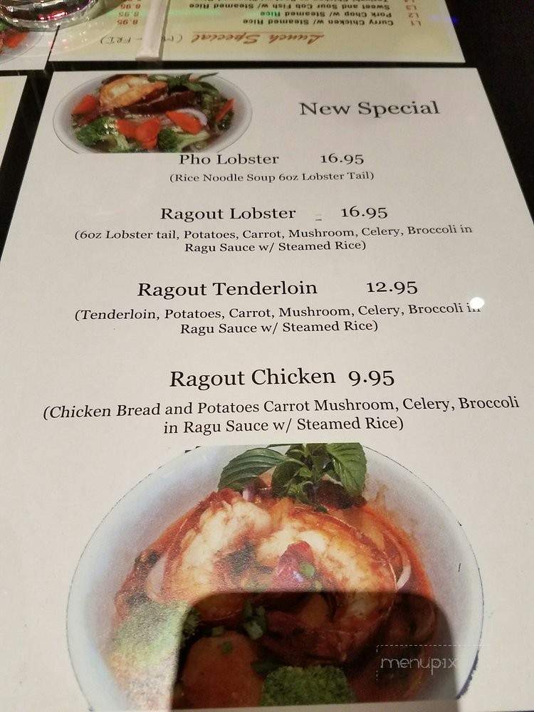 PHO EVER - Hales Corners, WI menu_pic